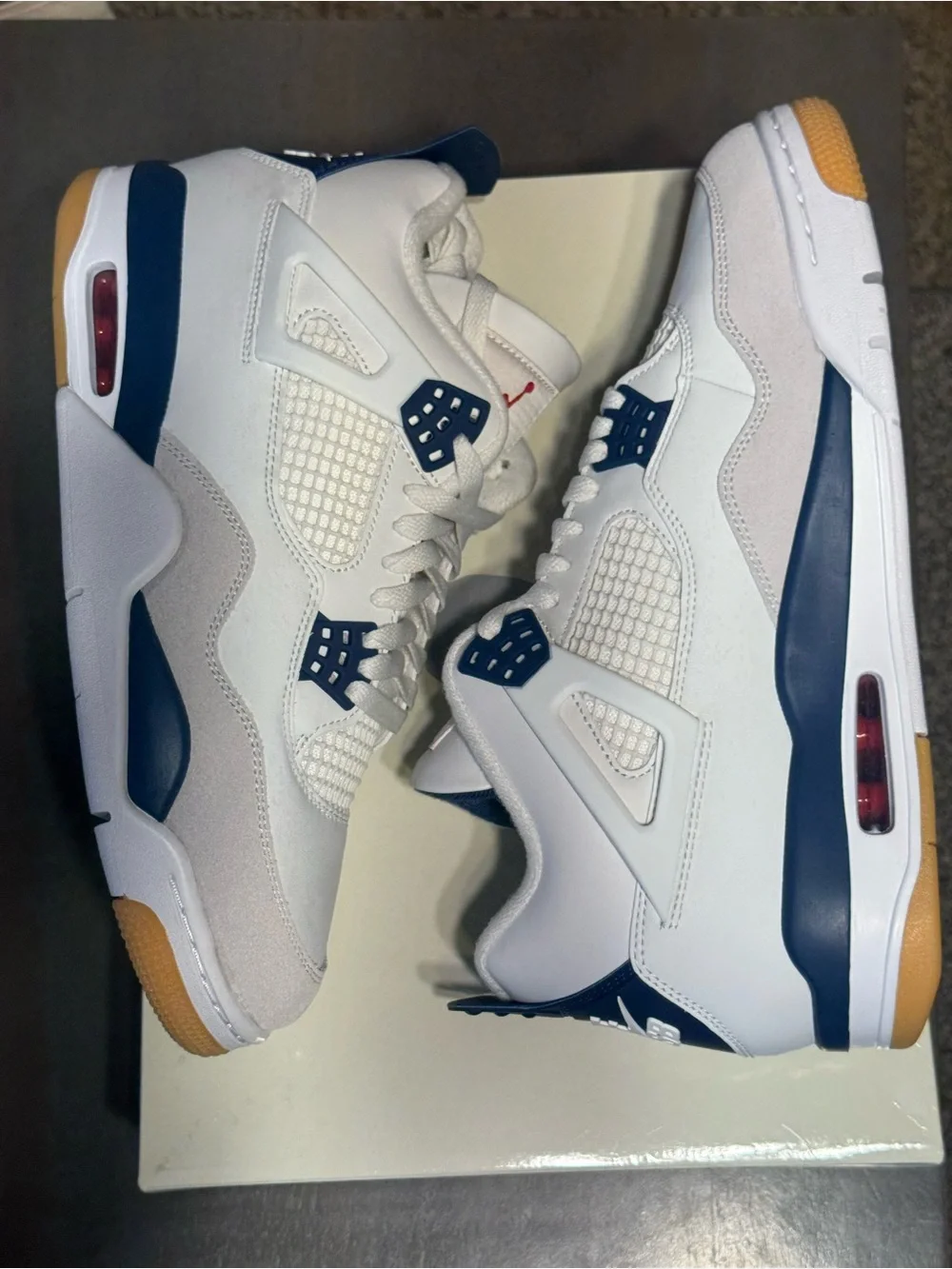 Jordan Retro 4 x Nike SB “Navy” Size 10.5